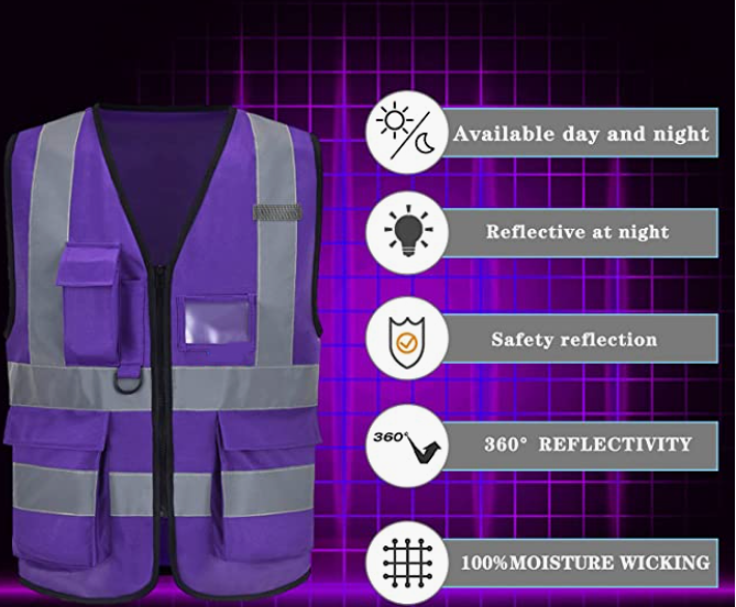 High Visibility Reflective Safety Vest(XS-8XL)