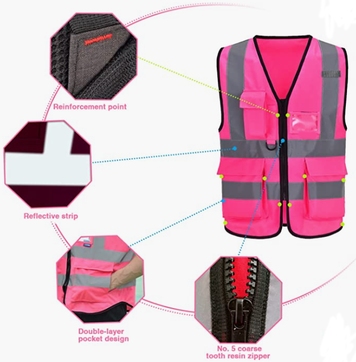 High Visibility Reflective Safety Vest(XS-8XL)
