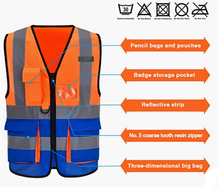 High Visibility Reflective Safety Vest(XS-8XL)