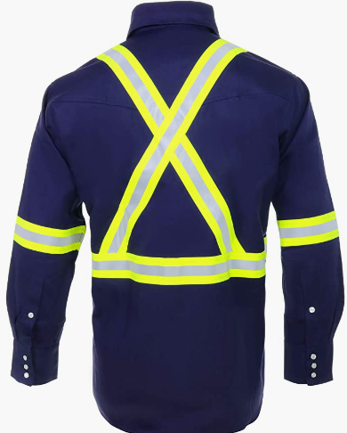Trend Flame Resistant FR High Visibility Hi Vis Shirt - 88% C/12% N - 7oz