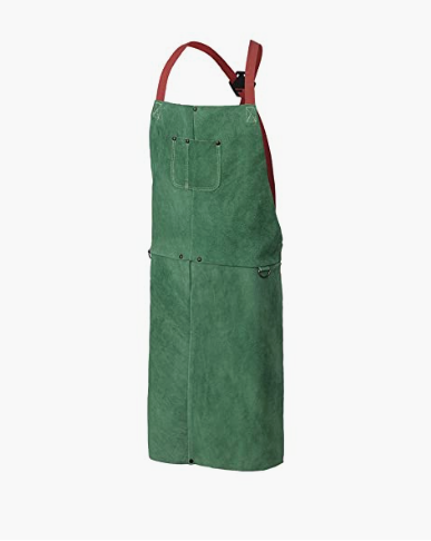 Welding Bib Apron, Green Universal
