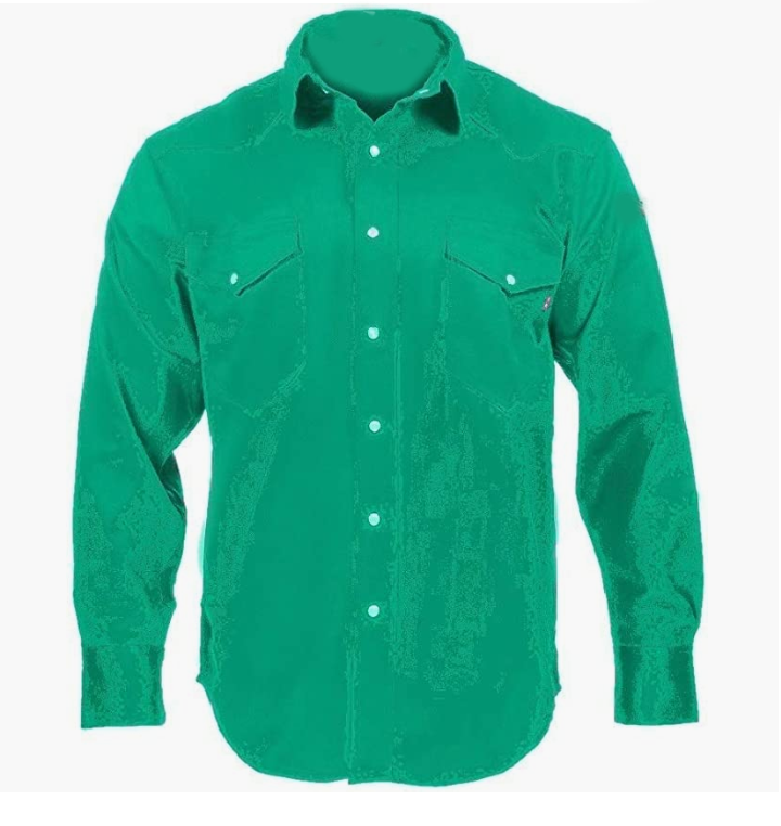 Flame Resistant FR Welding Shirt - Heavy Weight - 100% C - 9 oz