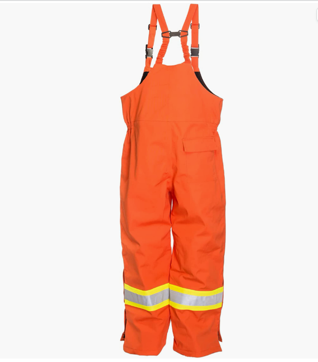High Visibility Flame and Arc Flash Resistant -20°C Lined Winter Overall - Orange