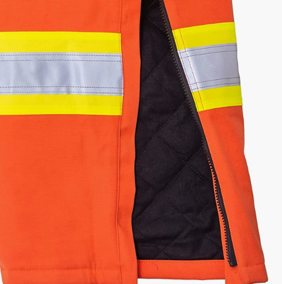 High Visibility Flame and Arc Flash Resistant -20°C Lined Winter Overall - Orange