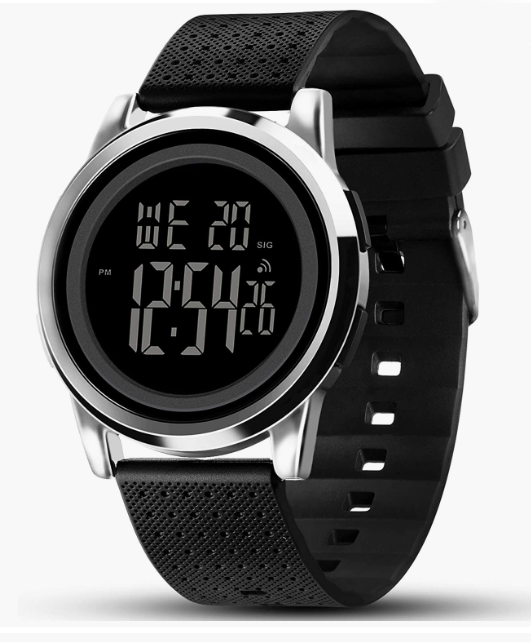 Waterproof Stainless Steel Fashion Wrist Watch for Men Women Sports Watch