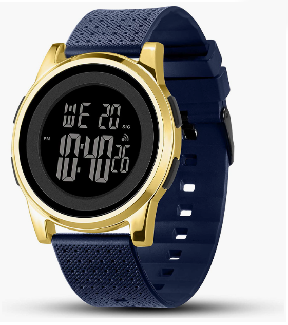 Waterproof Stainless Steel Fashion Wrist Watch for Men Women Sports Watch