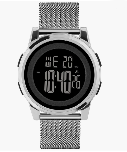 Waterproof Stainless Steel Fashion Wrist Watch For Men Women Sports Watch