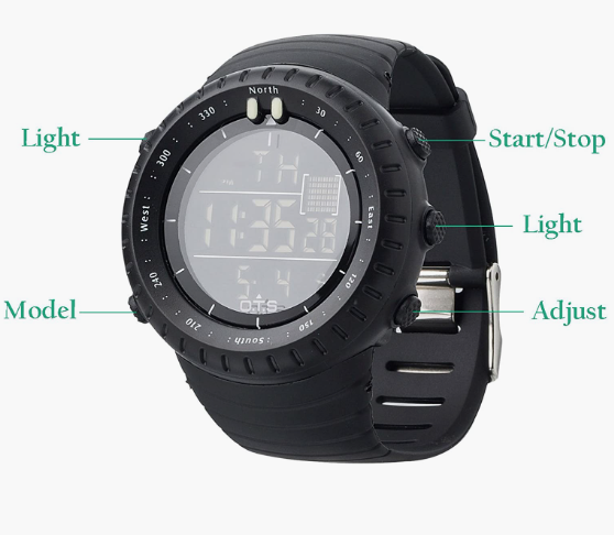 Backlight Watch for Men Waterproof Tactical Watch