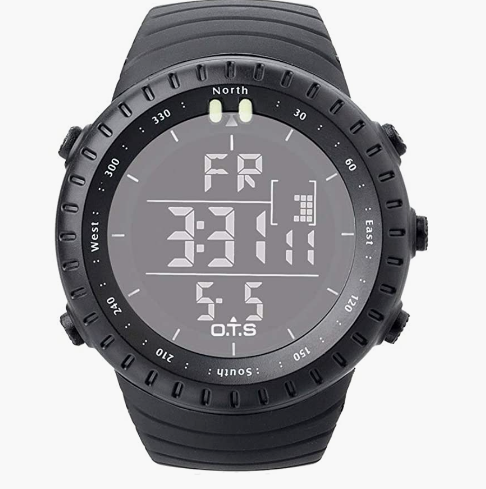Backlight Watch for Men Waterproof Tactical Watch