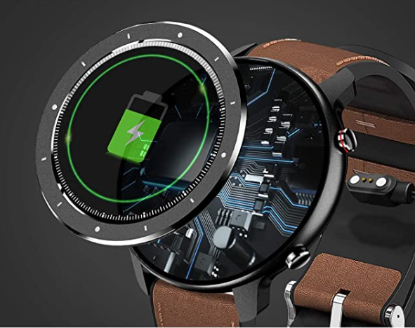 Full-Touch Screen,IP67 Waterproof Smartwatch Compatible Fitness Tracker with Heart Rate Monitor,Activity