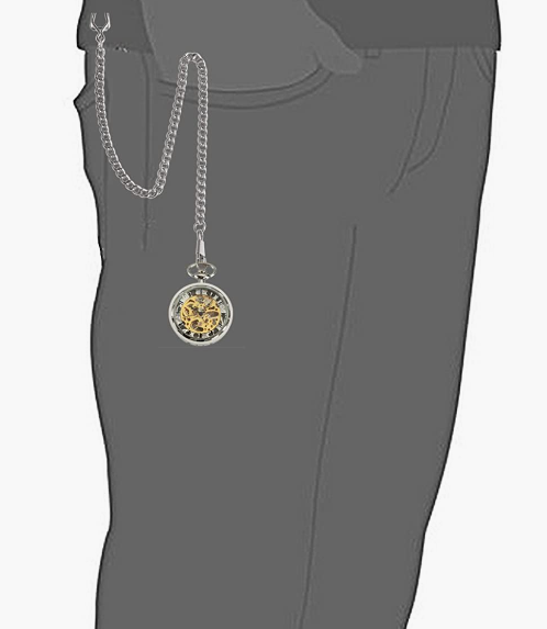 Numerals Chain Mechanical Automatic/Hand Wind