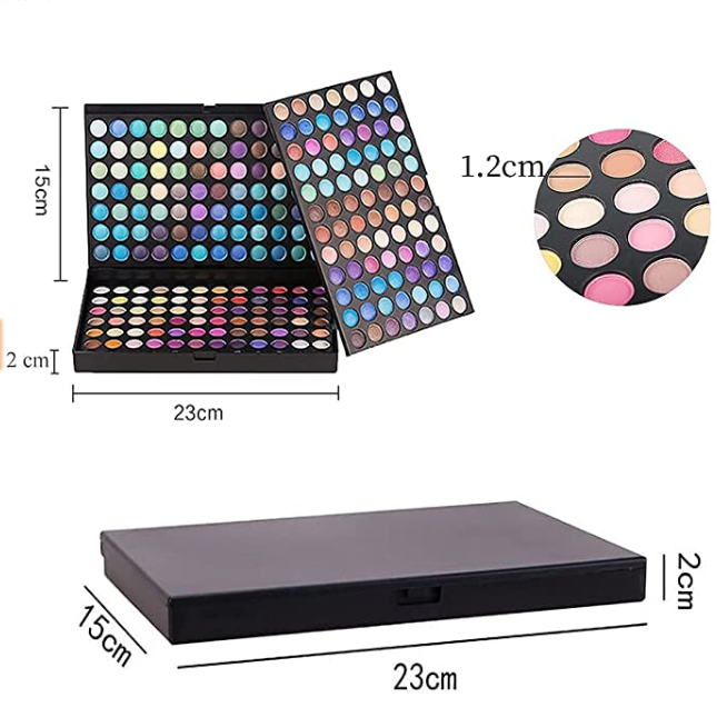 252 Colors Eyeshadow Palette Professional Matte Shimmer Eyeshadow Pallet 3 Layers Ultimate Full Eye Makeup Kit All In One Eye Shadow Makeup