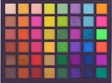 - 48 Colorful High Pigmented - Rainbow Matte Shimmer Glitter Eye Shadow Make Up Pallet Gift Set