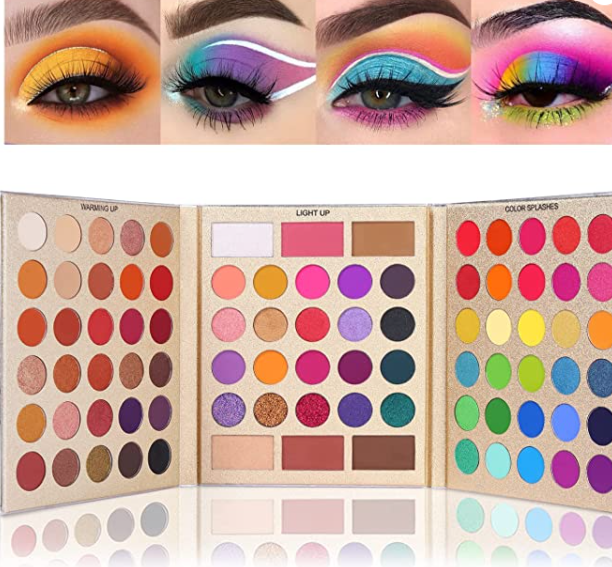 86 Colors Makeup Kit Matte Shimmer Eye Shadow Highlighters Contour Blush Powder All In One Makeup Pallet