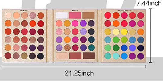 86 Colors Makeup Kit Matte Shimmer Eye Shadow Highlighters Contour Blush Powder All In One Makeup Pallet