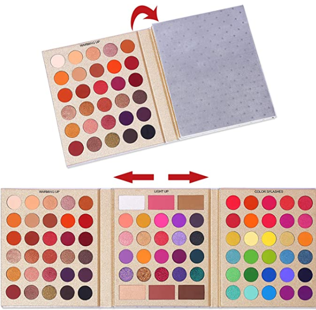 86 Colors Makeup Kit Matte Shimmer Eye Shadow Highlighters Contour Blush Powder All In One Makeup Pallet