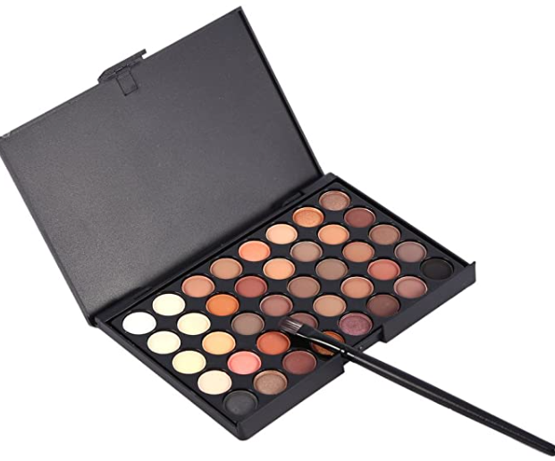 Eye Shadow Makeup Kit Set Shimmer Cosmetic Powder Tool 40 Color With Brush