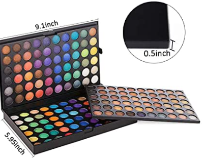 Waterproof Long Lasting Eyeshadow Pallets 3 Layers Natural Smokey Makeup for Professional Daily