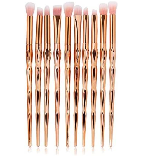 Brush Set Professional Eye Makeup Brushes For Eyeshadow Concealer Eyeliner Brow Blending Brush Tool (Rose Gold, Promotion)