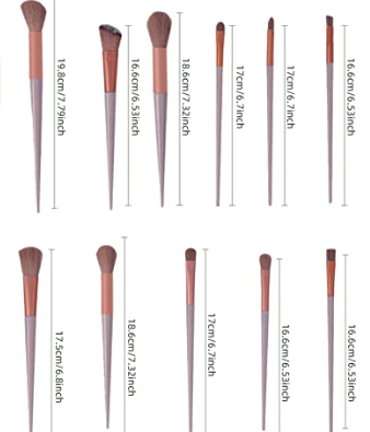Brush Contour Brush Travel Professional Make Up Brushes Set