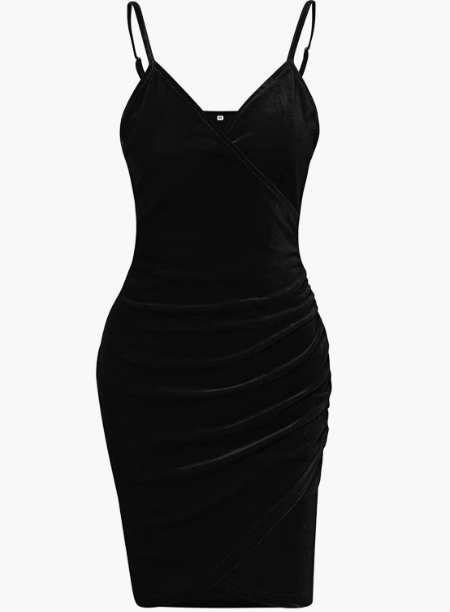Women's Ruched Mini Bodycon Dress SEXY Sleeveless