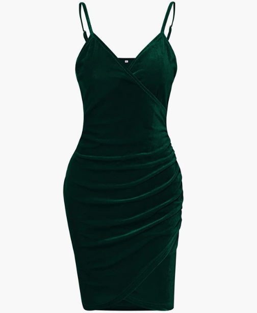 Women's Ruched Mini Bodycon Dress SEXY Sleeveless