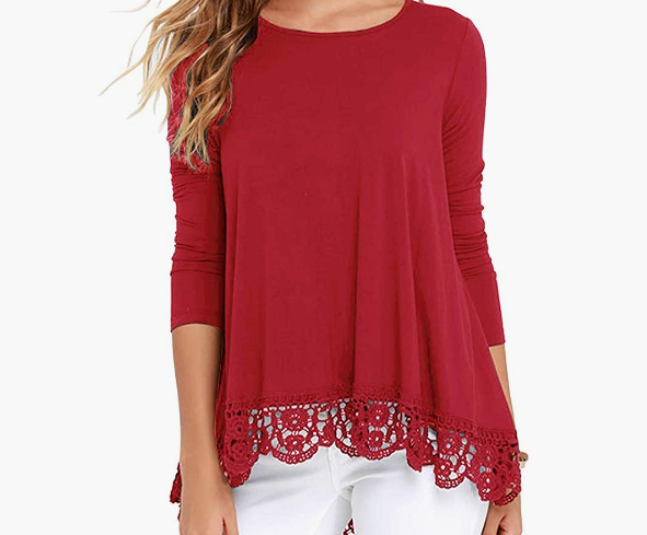 Loose Casual Long Sleeve Top