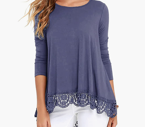 Loose Casual Long Sleeve Top