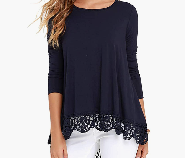 Loose Casual Long Sleeve Top