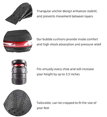 4-Layer Adjustable Lift Kit with Air Cushion for Men & Women 1.2