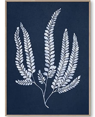 Palm leaves Poster Set of 3 for living room