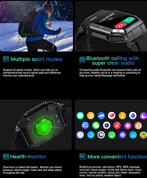 Military Smart Watches for Men