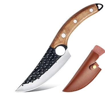 World Strangest knife Handmade Forged Cleaver Cutting Knife High Carbon Steel Meat