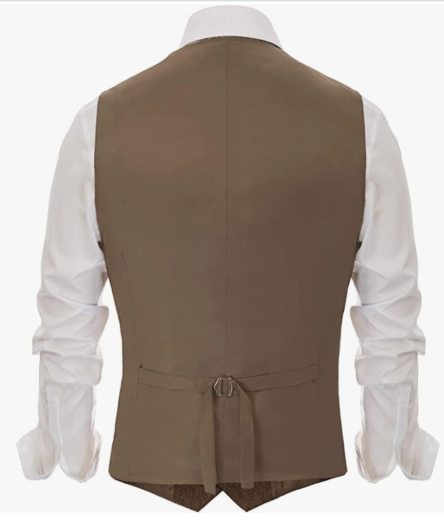 Vest Basic V Neck Suit Vests