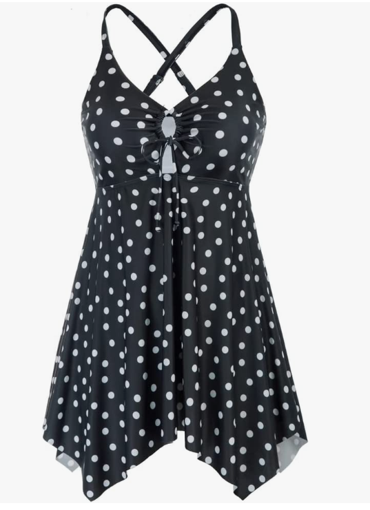 Women's Plus Size V Dress