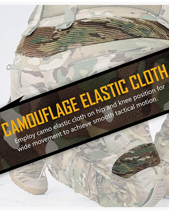 Combat Pants with Knee Pads