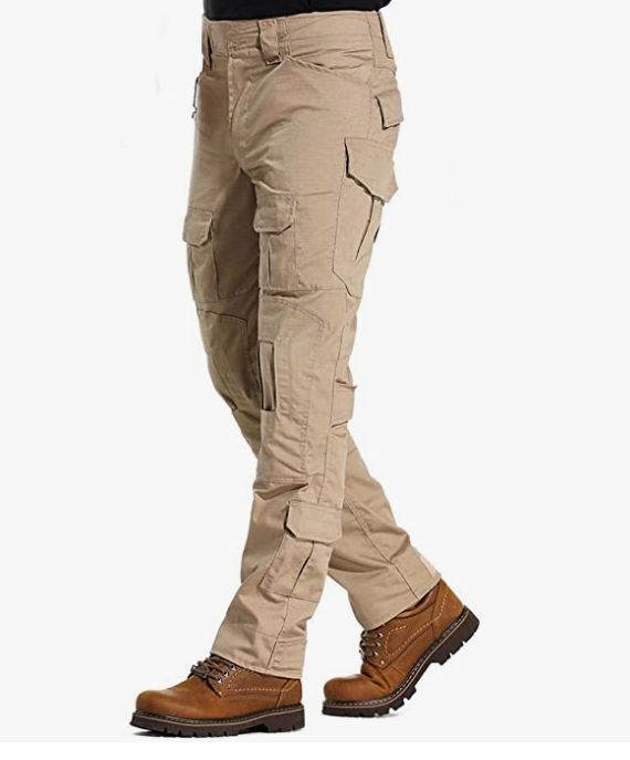 Camo Cargo Pants, Multi-Pocket Casual Work Pant