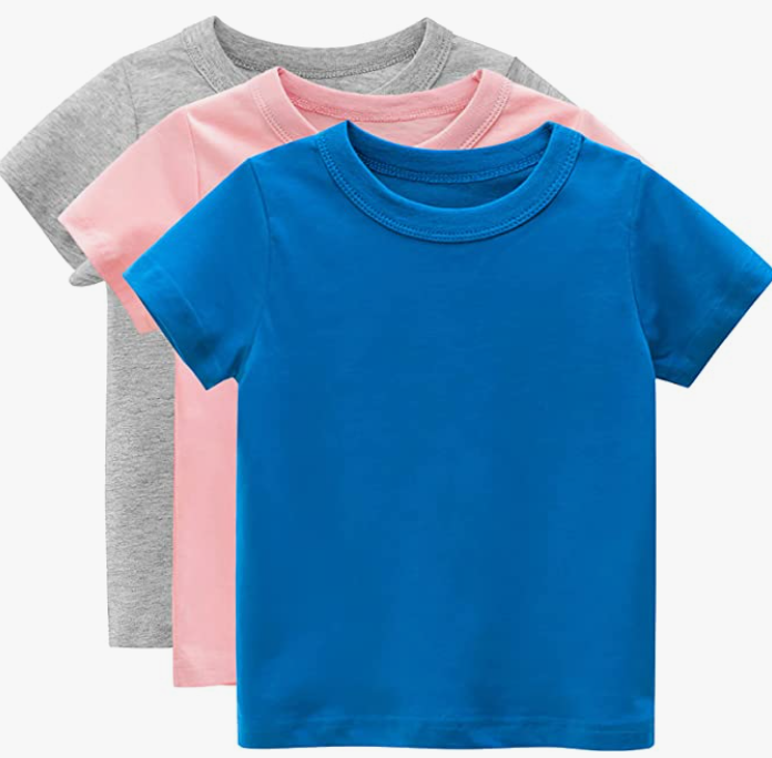 Boys 3 Pack Short Sleeve T-Shirt