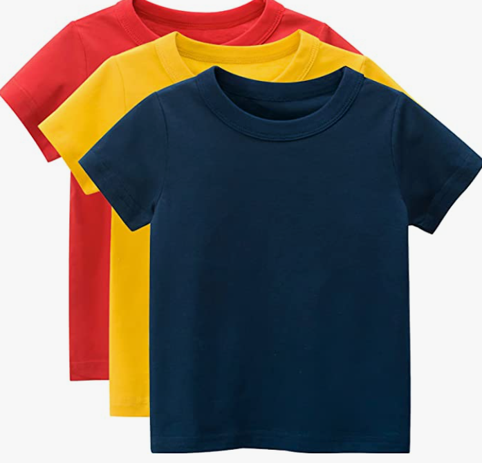 Boys 3 Pack Short Sleeve T-Shirt