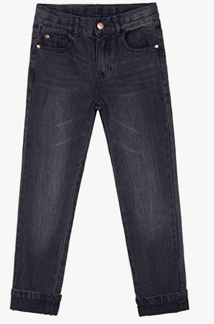 Waist Slim Denim Pants Blue Jeans
