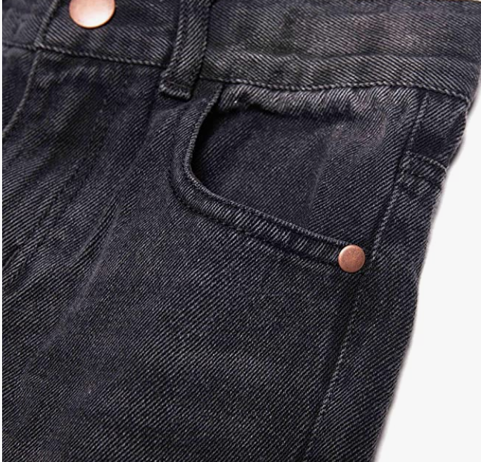Waist Slim Denim Pants Blue Jeans