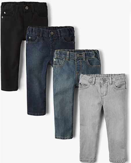 Place Boys and Toddler Boys Basic Skinny Jeans 4-Pack