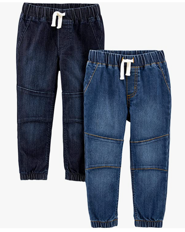 Boys 2-Pack Pull On Denim Pant