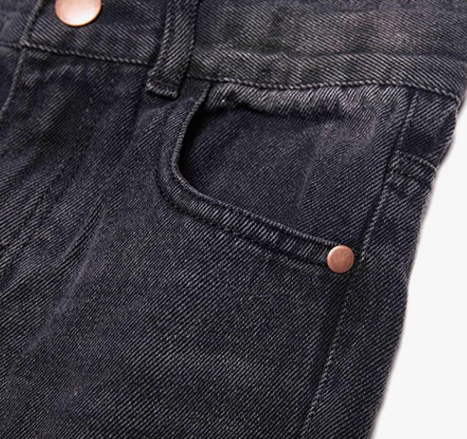 Waist Slim Denim Pants Blue Jeans