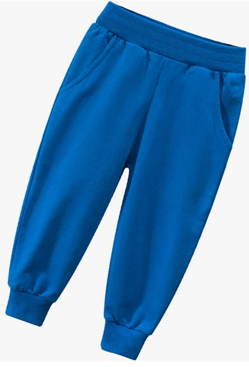 Boys Elastic Waistband Casual Sweatpants