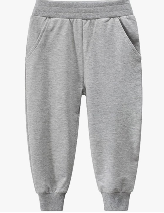 Pants Boys Elastic Waistband Casual Sweatpants