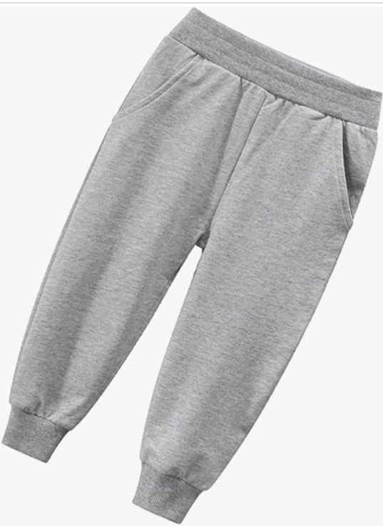 Pants Boys Elastic Waistband Casual Sweatpants