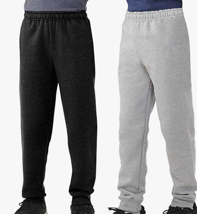 Jogger Pants, Fleece Sweatpants 2-Pack