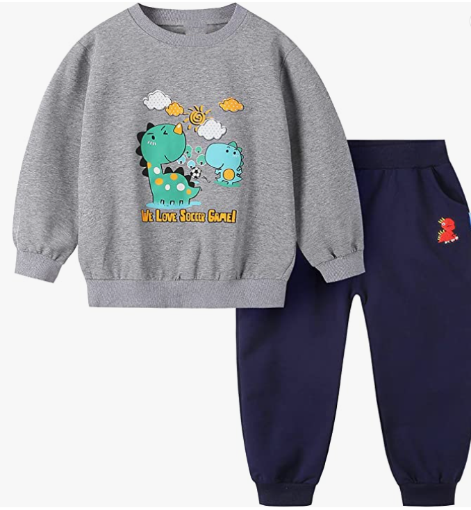 Long Sleeve Tops And Pants Set Sweater Outfits Kids