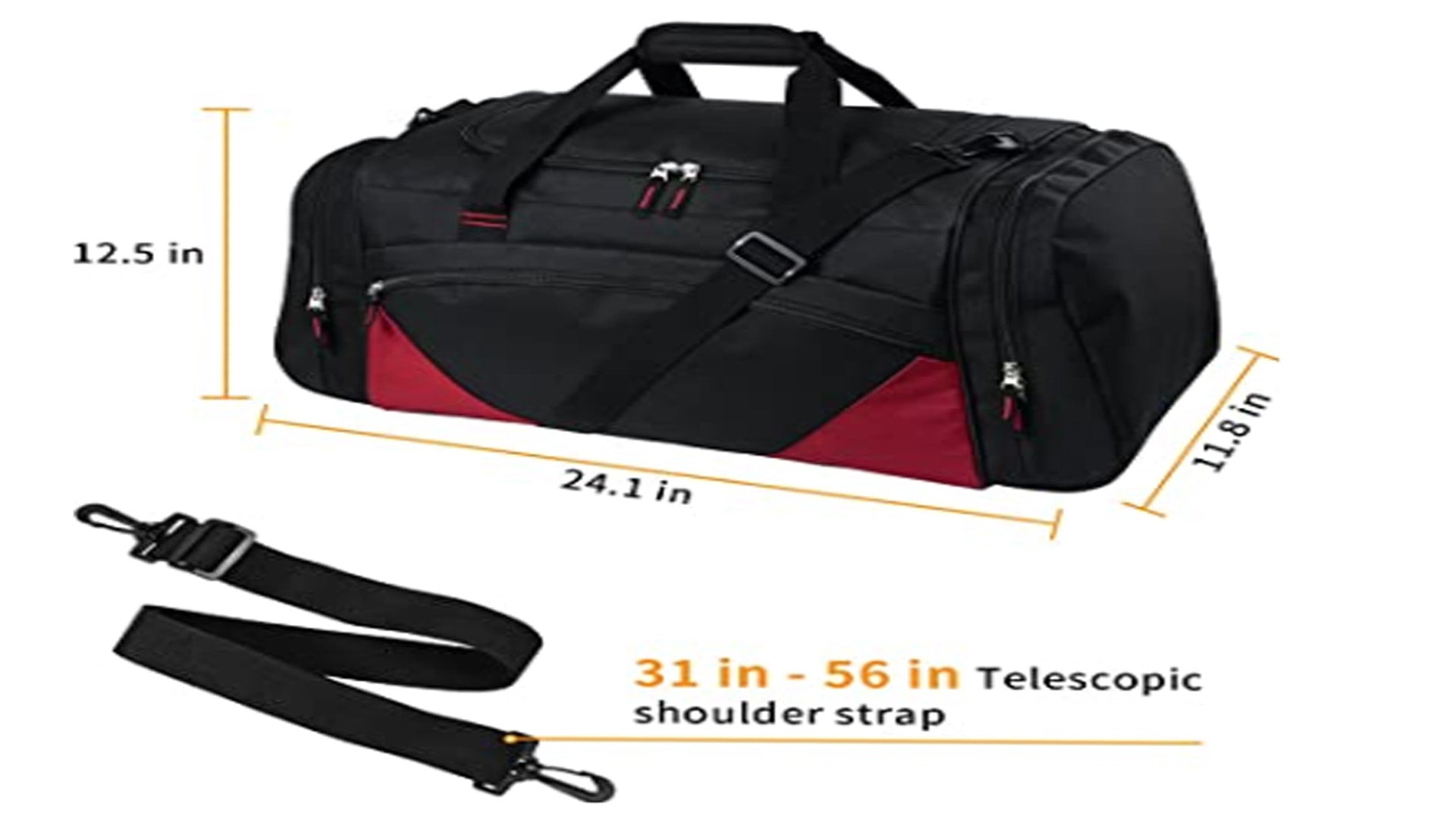 Gym Bag For Men, Large Sports Bag, Lightweight Workout Bag